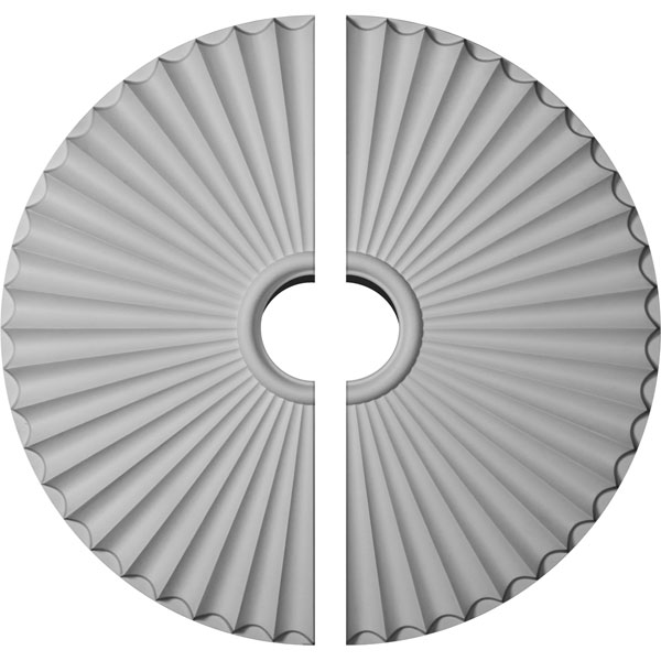 29 1/2"OD x 2"P Shakuras Ceiling Medallion, Two Piece (For Canopies up to 6")