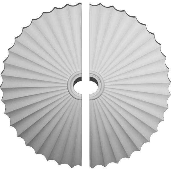 47 5/8"OD x 2"P Shakuras Ceiling Medallion, Two Piece (For Canopies up to 6")