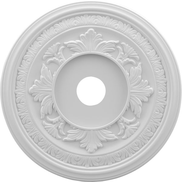19"OD x 3 1/2"ID x 1"P Baltimore Thermoformed PVC Ceiling Medallion (Fits Canopies up to 7 3/4")
