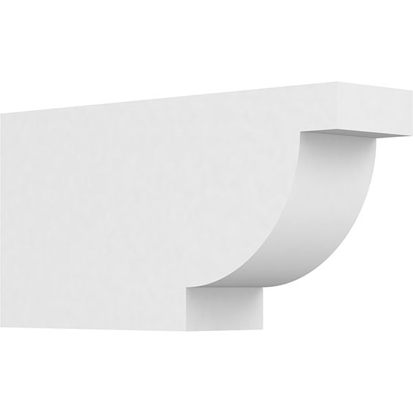 3"W x 6"H x 12"L Standard Alpine Architectural Grade PVC Rafter Tail