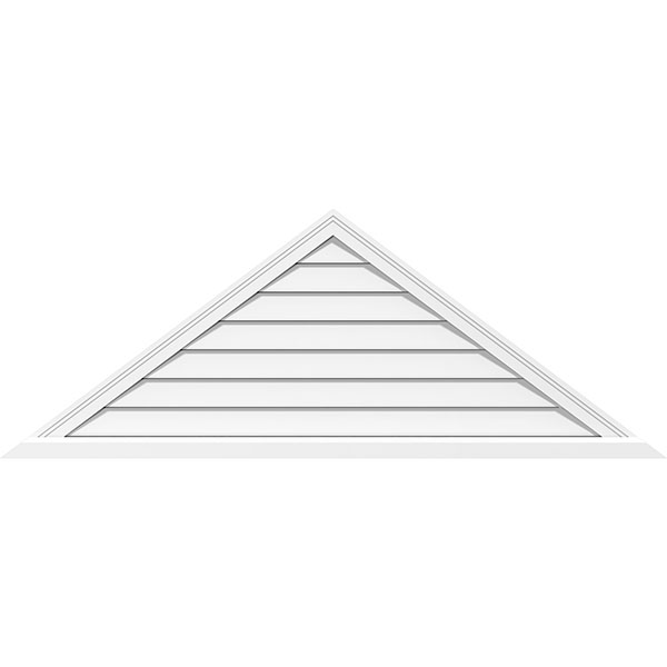 Triangle Surface Mount PVC Gable Vent Brickmould Sill Frame