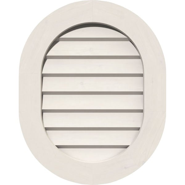 Vertical Round Ended PVC Gable Vent