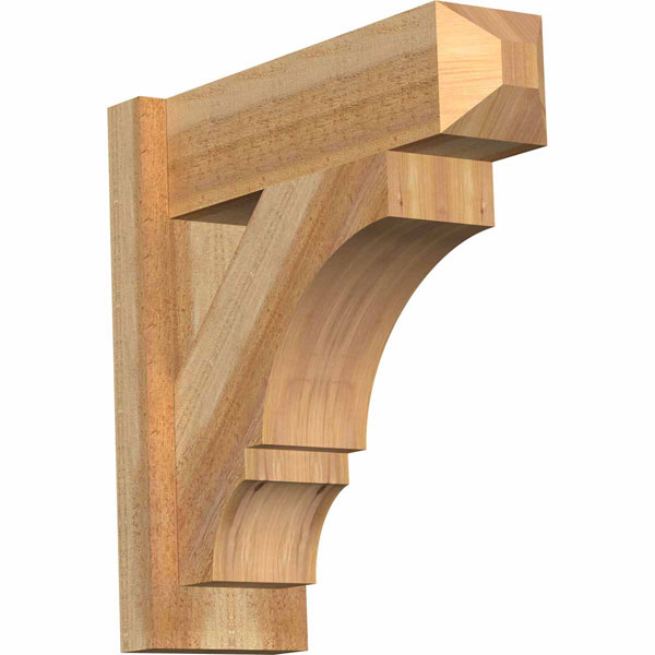 Balboa Craftsman Style Rustic Timber Wood Outlooker