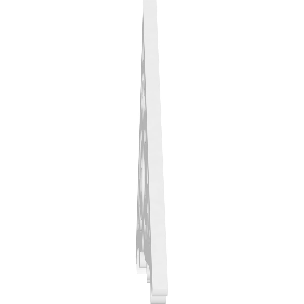 Ekena Millwork PED45X14X01EM 45 1/2-Inch W X 14 3/4-Inch H X 1 1/8-Inch P Massiv