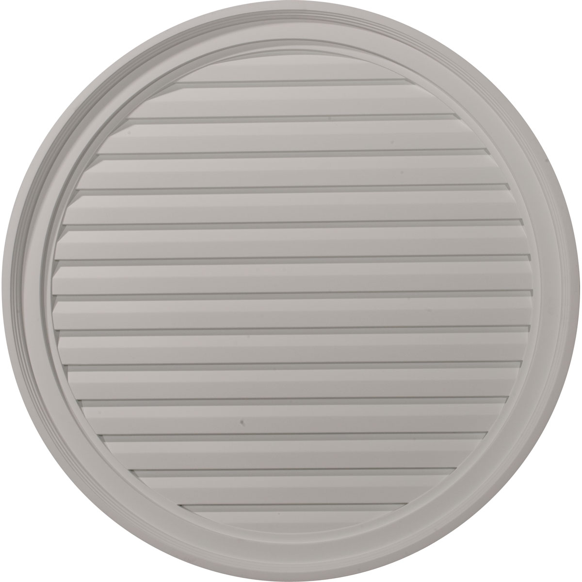 Ekena Millwork Half Round Gable Vent Louver, Functional, 48W x 24H x 1 1/4 P GVHR48F