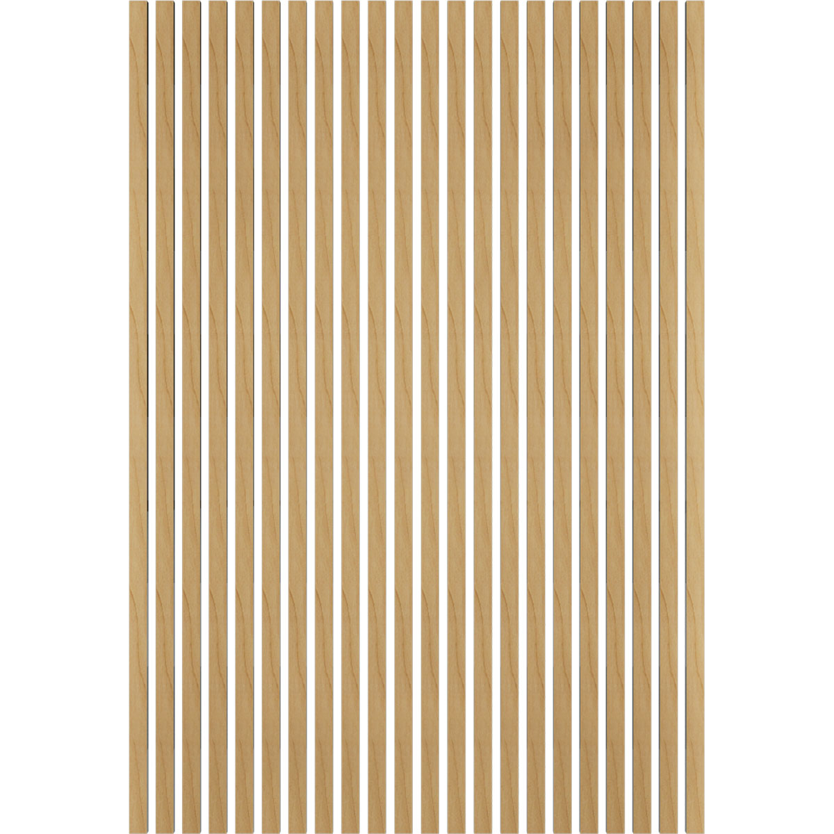 Designer Series Adjustable Wood Slat Wall Panel Kit w/ 2
