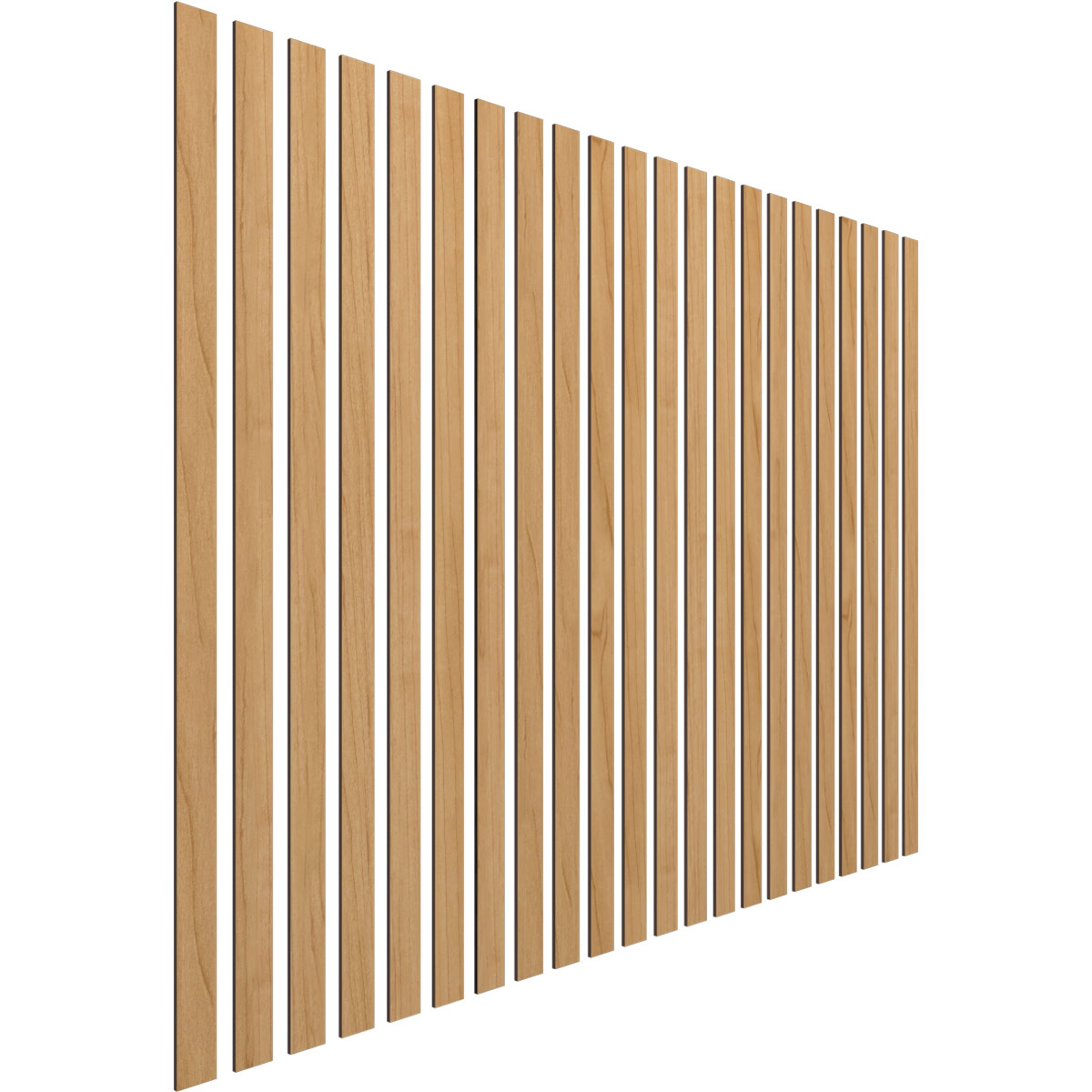 【SHUNER】Wood panel Designer Series Adjustable Wood Slat Wall Panel Kit w/ 2