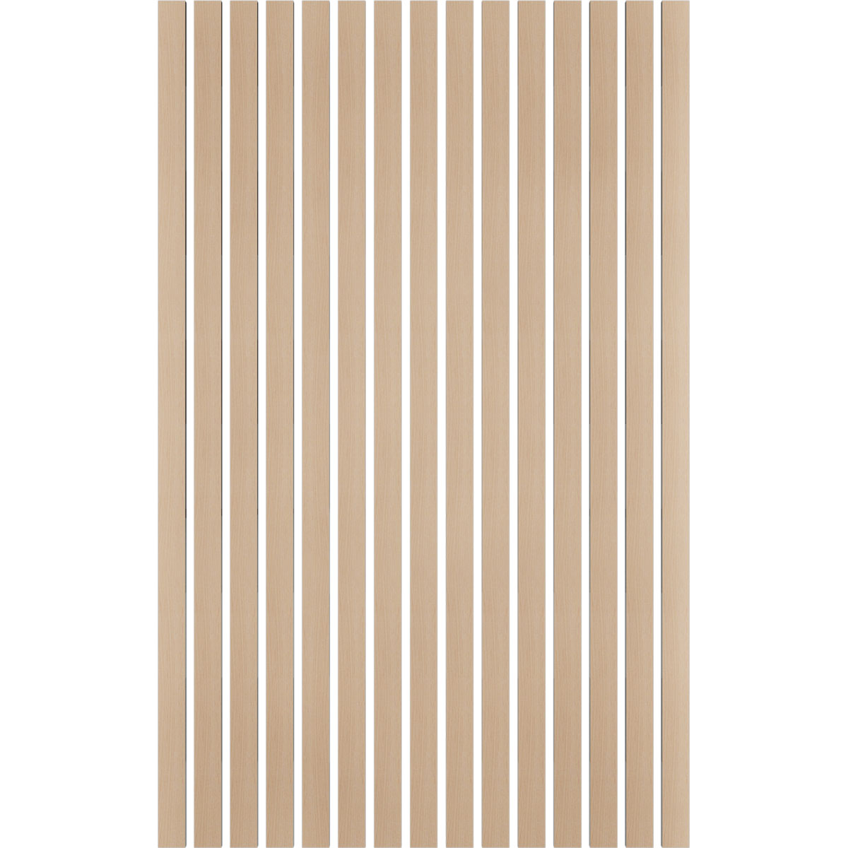 Designer Series Adjustable Wood Slat Wall Panel Kit w/ 3