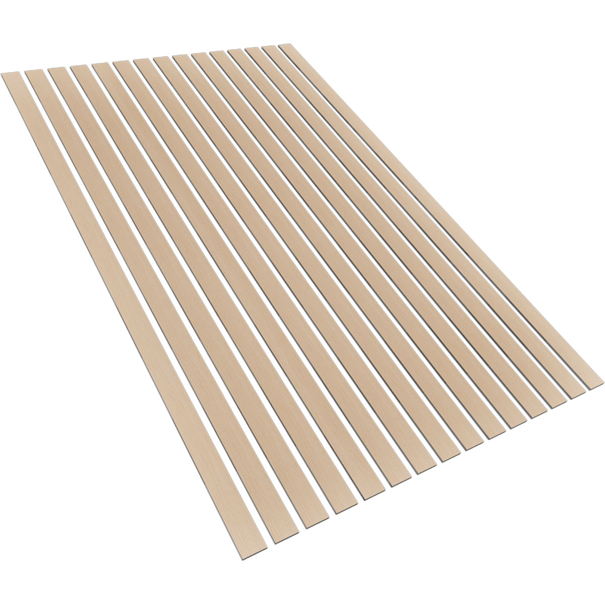 Designer Series Adjustable Wood Slat Wall Panel Kit w/ 3