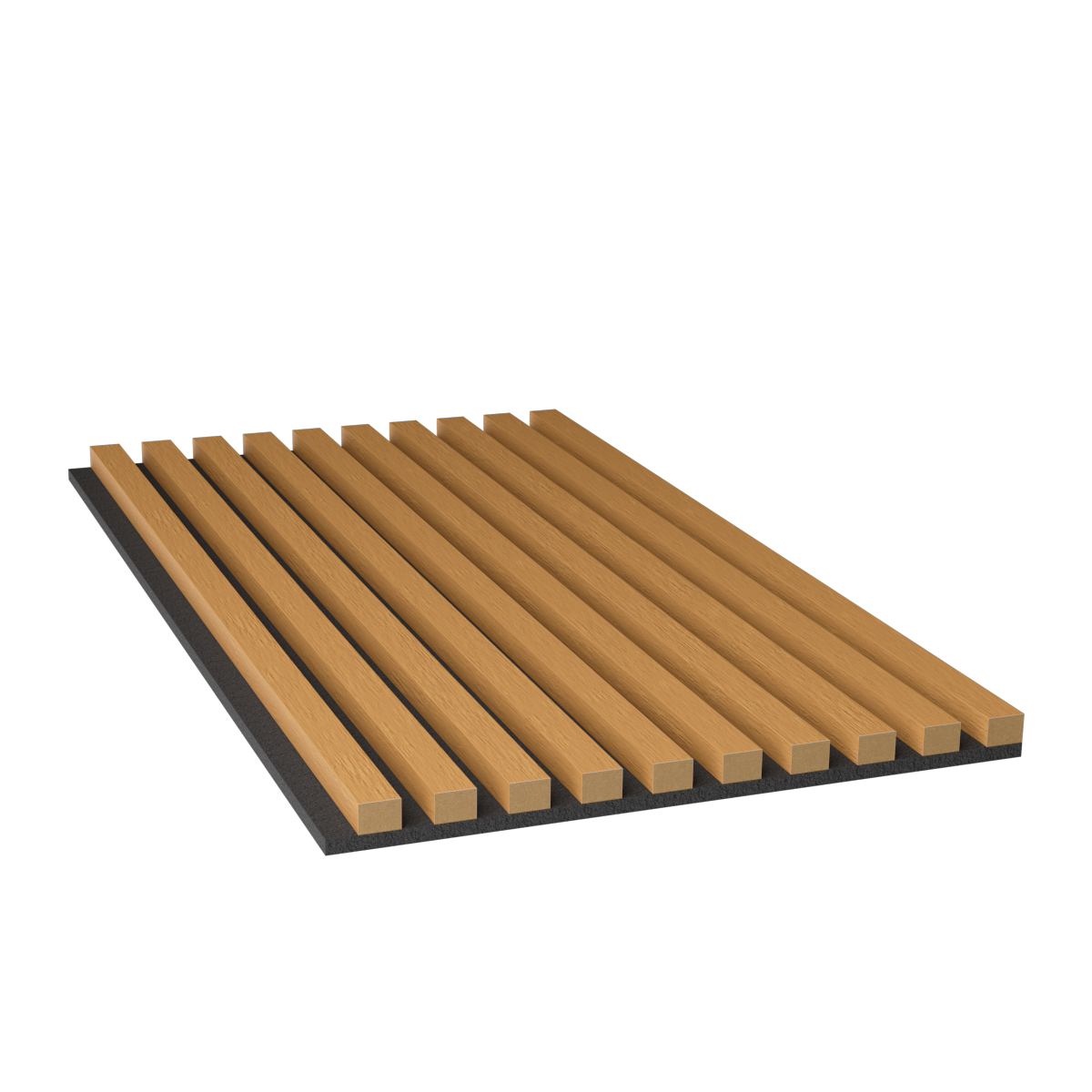 AcoustixPro Noise Cancelling Traditional Small Slat Wall Panel 11