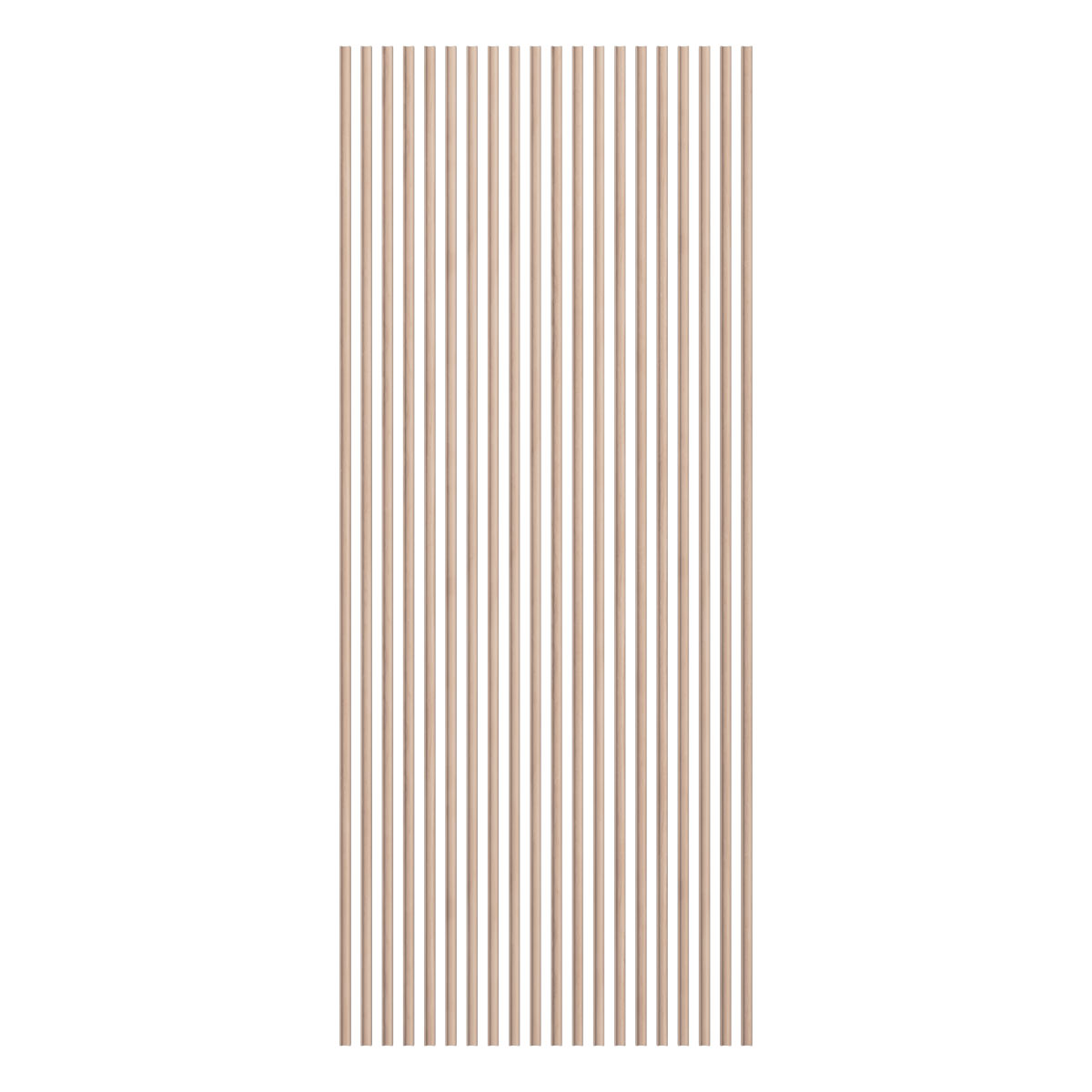 AmeriCraft Concave Stain Grade Solid Hardwood Adjustable Slat Wall