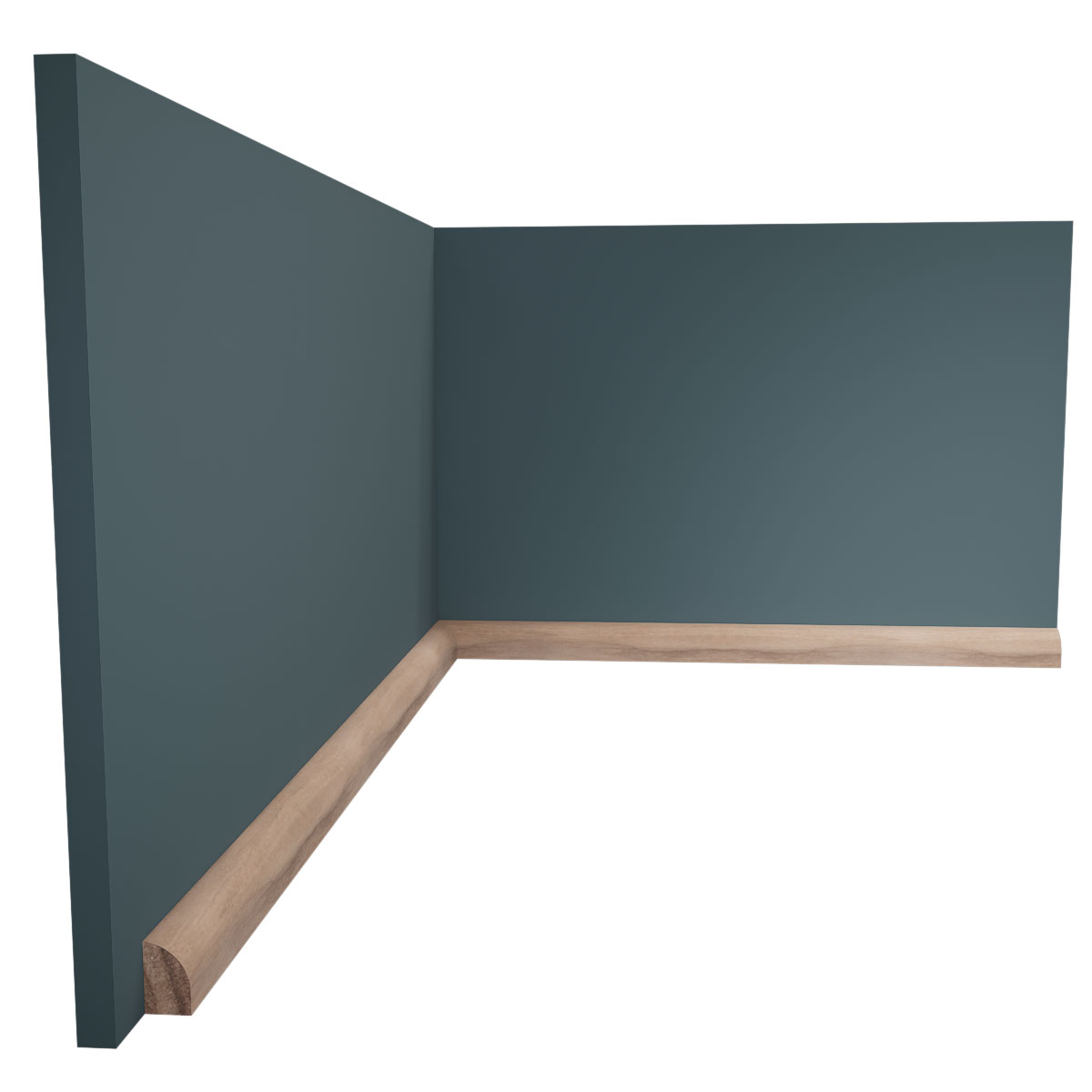 WM129 - Americraft Shoe Solid Hardwood Moulding, 7/16