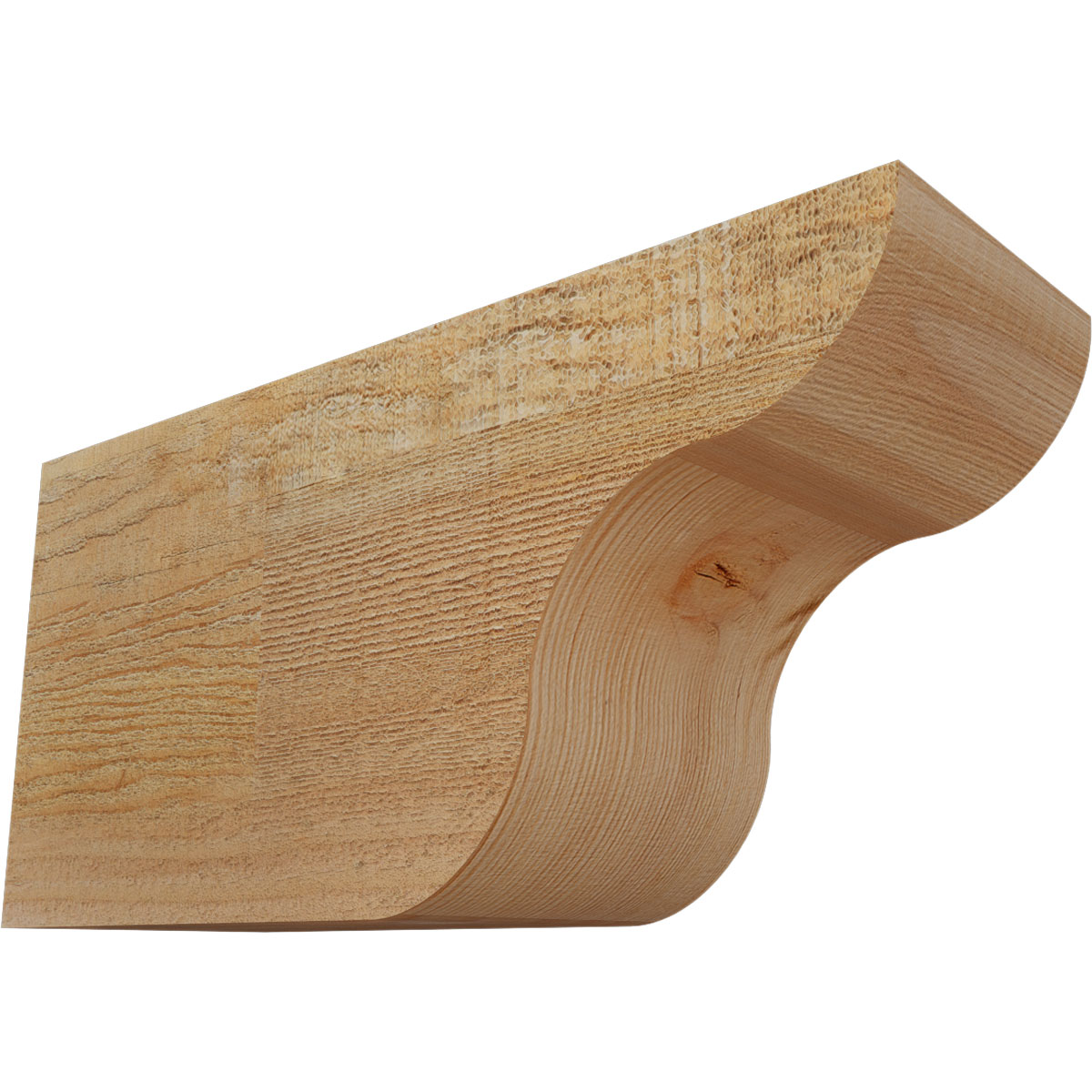 Rady ハウスライン Rustic Wood Carmel Wood Rafter Tail - Ekena Millwork