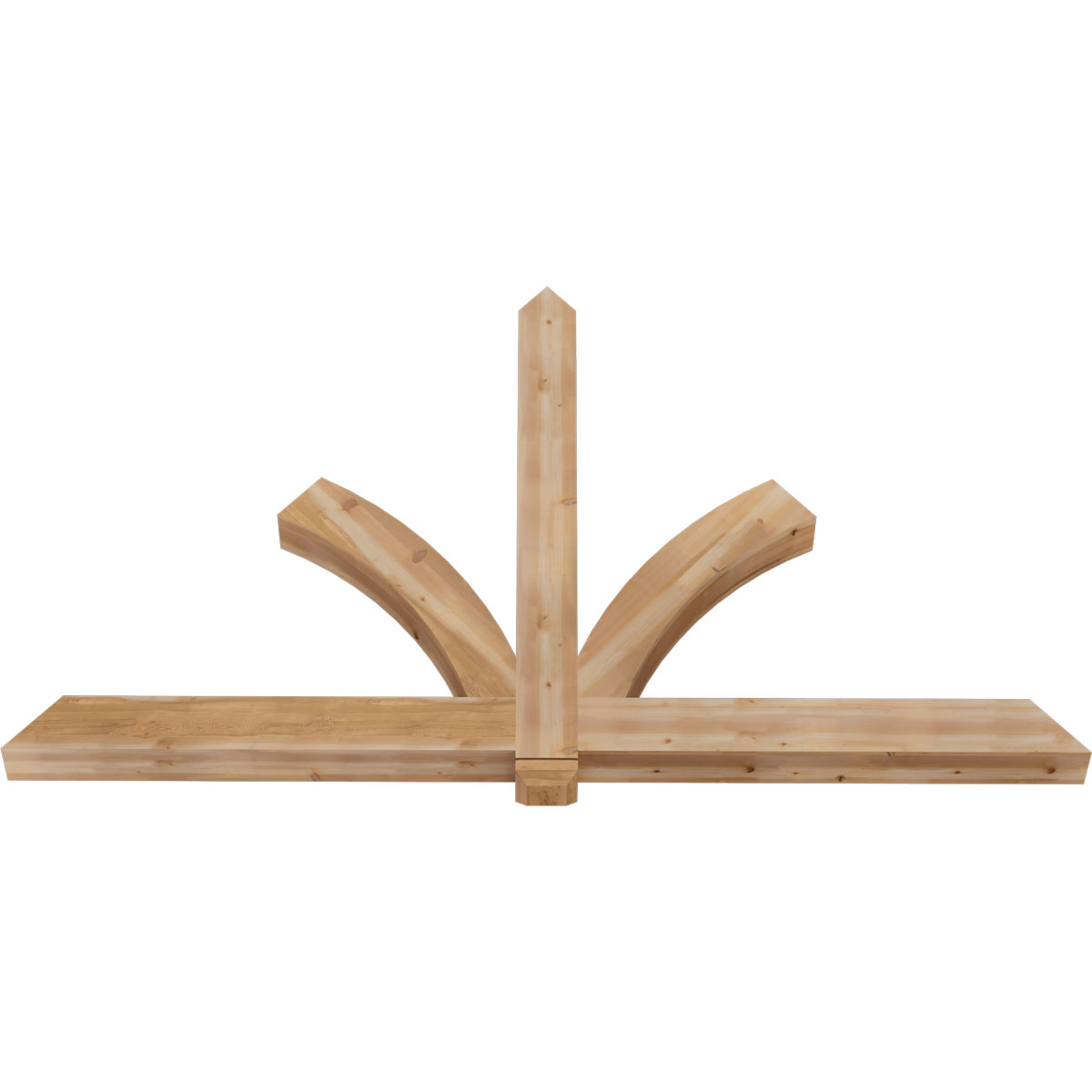 Rustic Wood Redmond Gable Bracket, 96