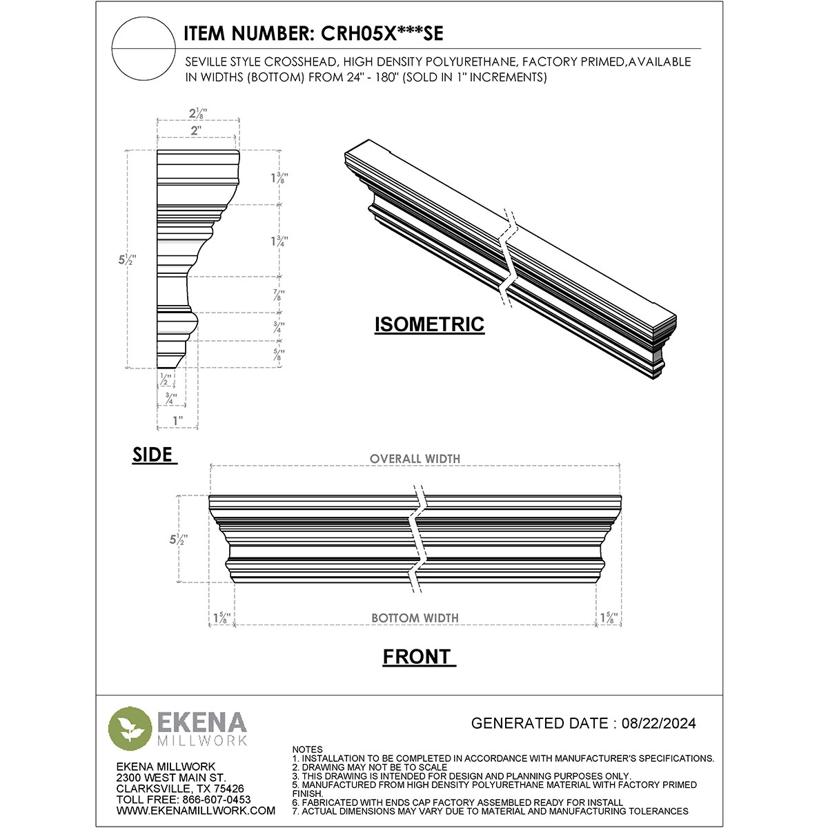 Endurathane Seville Crosshead, 103