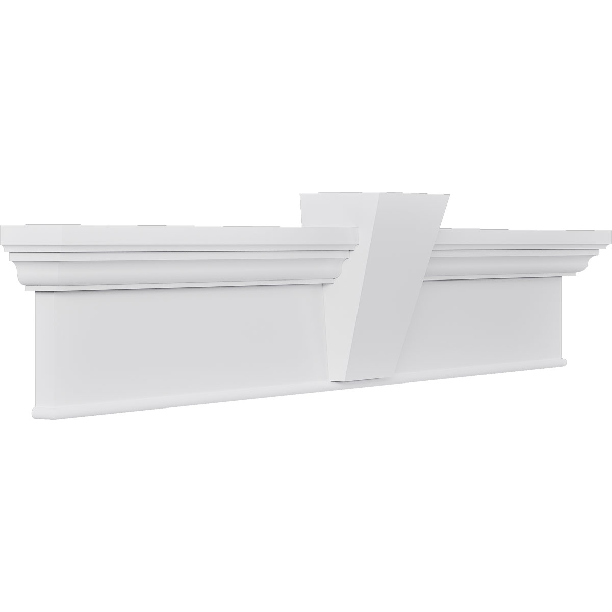 Endurathane Craftsman Crosshead with Bottom Trim, w/ Flat Keystone
