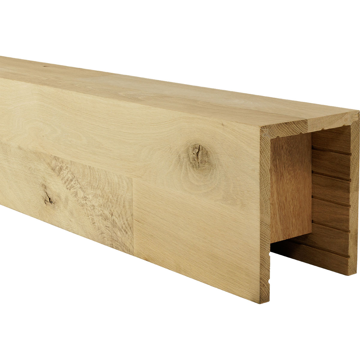 AmeriCraft Wood Smooth Beam, 3-Sided (U-Beam), 9 1/2